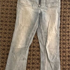 Aritzia High Rise Light Blue Jeans